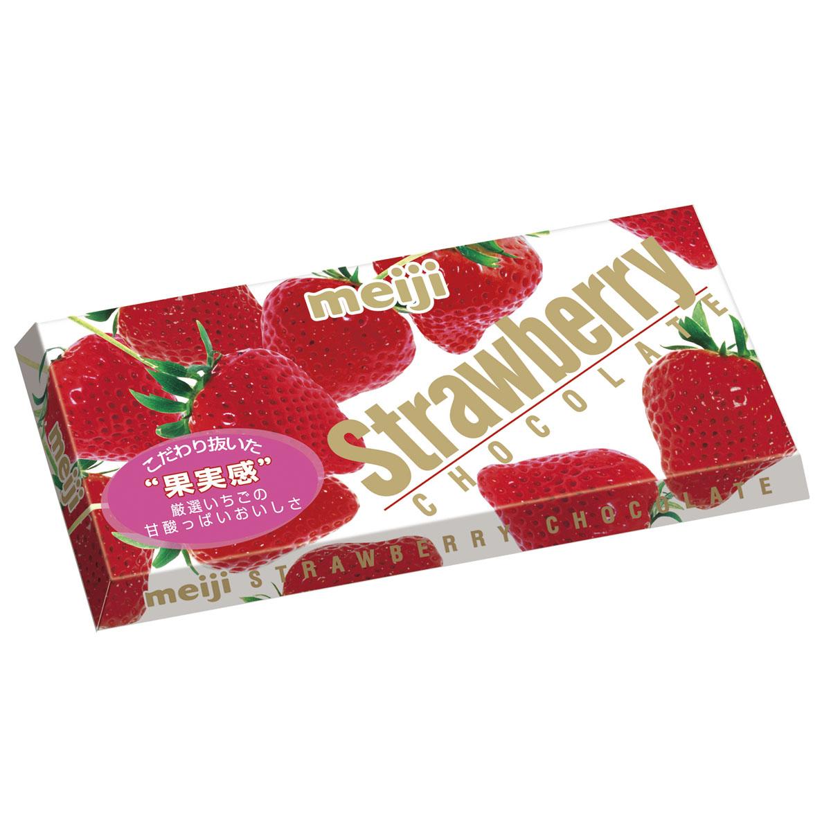 Шоколад Meiji Strawberry